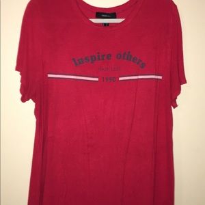 “Inspire others” Red shirt